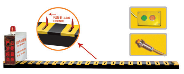南宁良庆区V3嵌入式闯岗自动扎胎器/阻车器